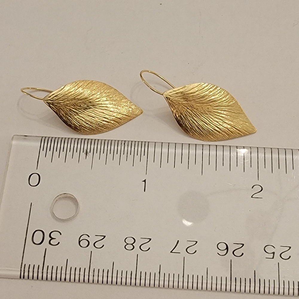 Gold Leaf Earrings